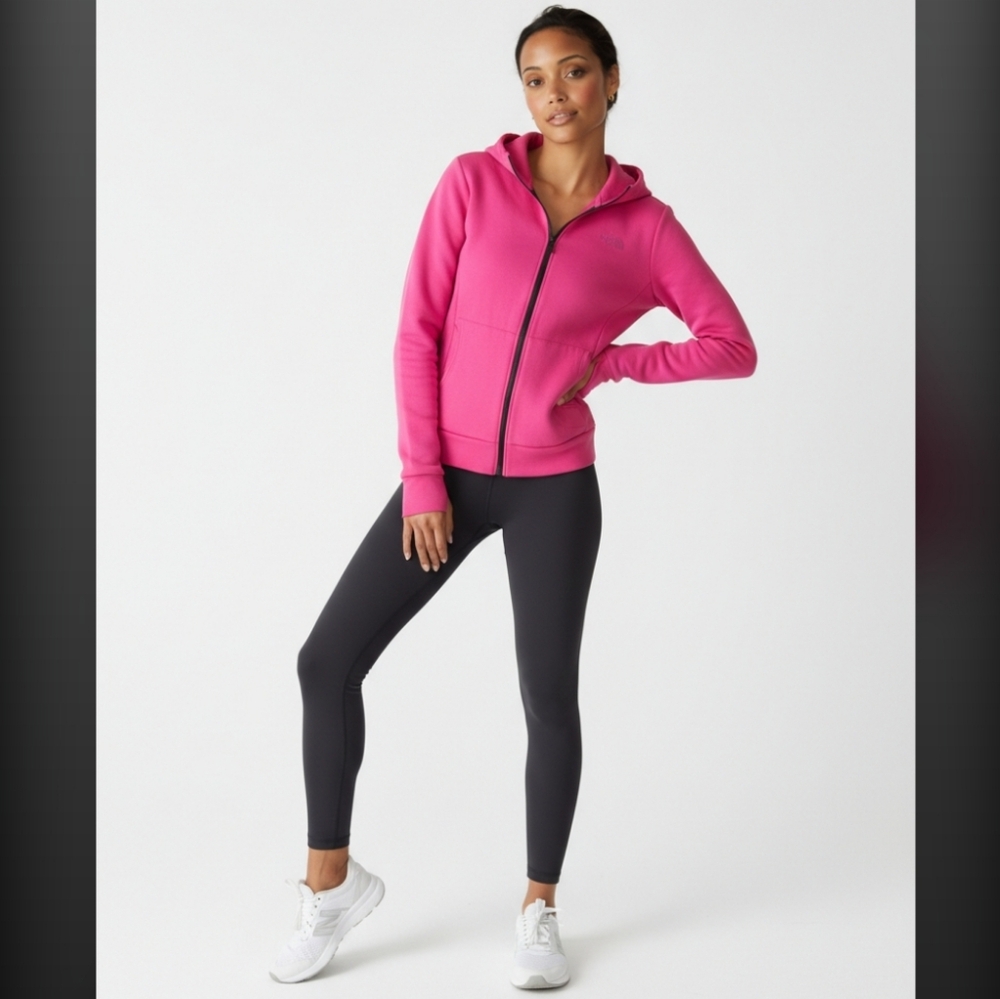 The North Face Womens Performans Fleece Full Zip Jacket Sz Large